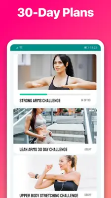 Upper Body Workout for Women android App screenshot 13