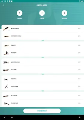 Upper Body Workout for Women android App screenshot 3